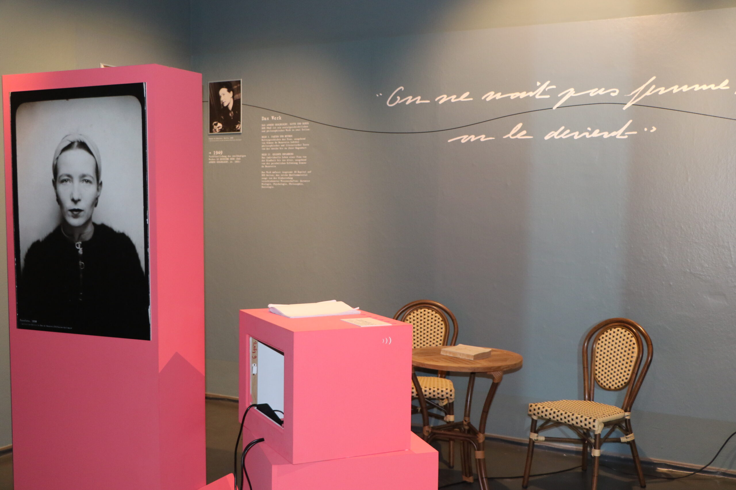 Simone de Beauvoir im Prinz Max Palais: Ist Feminismus out?